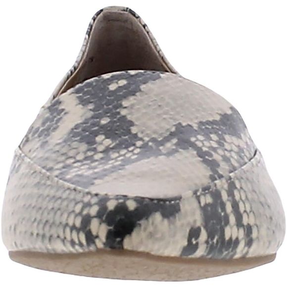 Steve Madden Womens Focus Beige Faux Leather Fashion Loafers Flats NWT - Picture 5 of 5